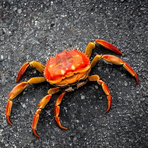 Image similar to an elderly man crab hybrid, canon eos r 3, f / 1. 4, iso 2 0 0, 1 / 1 6 0 s, 8 k, raw, unedited, symmetrical balance, in - frame