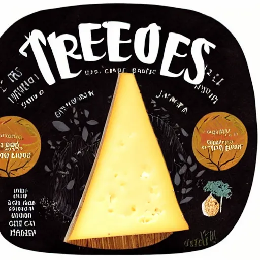 Image similar to trees in cheese