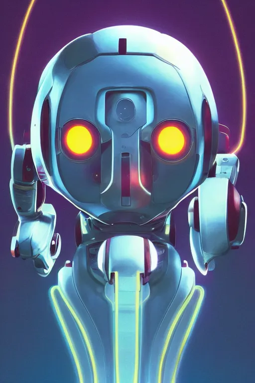 Image similar to metabots medabots medarotto medarot robot minimalist comics helmet mask neon cybereye, behance hd by jesper ejsing, by rhads, makoto shinkai and lois van baarle, ilya kuvshinov, rossdraws global illumination ray tracing hdr radiating a glowing aura