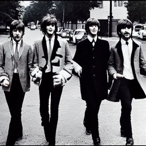 Prompt: the beatles