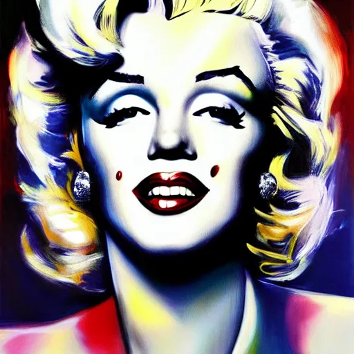 Image similar to marilyn monroe detailed oil painting by james jean