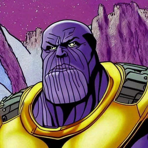 Prompt: thanos in arthur ( tv series )