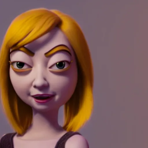 Prompt: Emma Stone as a minion , fully detailed, high quality , 4k , octane render , soft lightening , masterpiece