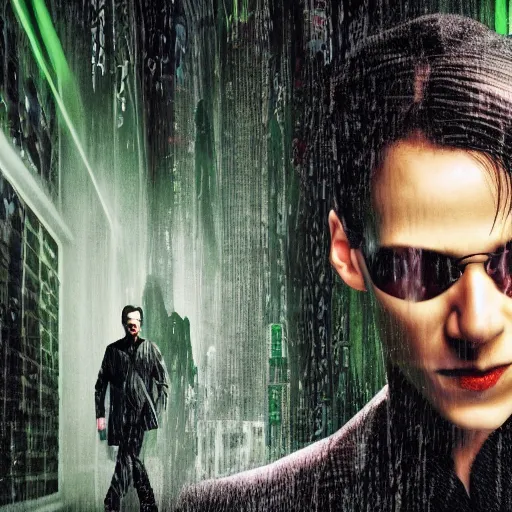 Image similar to The Matrix diorama, professional photography, 4k