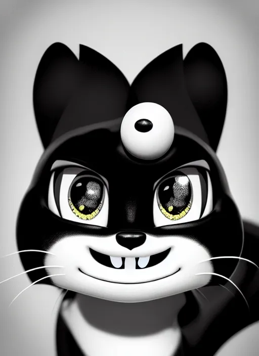 Prompt: photo of a gorgeous Felix the cat in the style of stefan kostic, realistic, sharp focus, 8k high definition, insanely detailed, intricate, elegant, art by stanley lau and artgerm