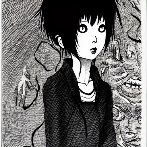 To improve the Junji Ito animes. Make them black and white and add