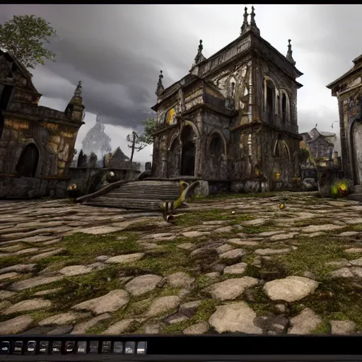 Prompt: grimdark gothic ouro preto, unreal engine, 8 k, ultra realistic, ultra detail