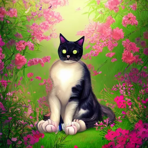 Gargouille photophore Fantasy Cat