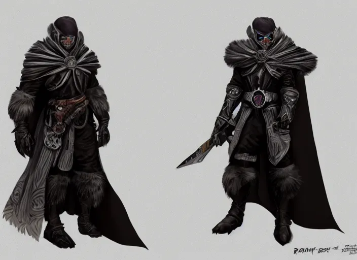 Image similar to portrait of raven themed character. concept art contest winner by bungie ( 2 0 0 7 ).