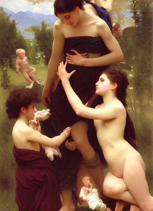 Image similar to a painting so beautiful and universally loved it creates peace on earth, profound epiphany, trending on artstation, by william - adolphe bouguereau, john singer sargent