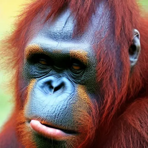 Prompt: orangutan mixed with gorilla