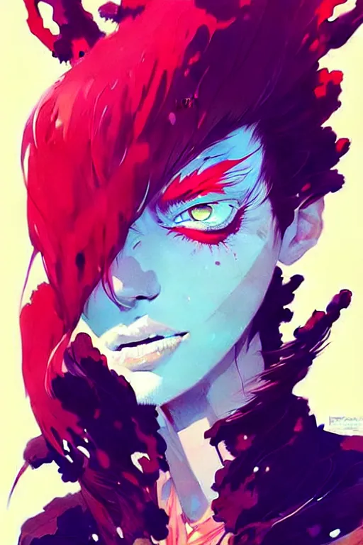 Image similar to a ultra detailed beautiful panting of a stylish monster, by conrad roset, greg rutkowski and makoto shinkai, trending on artstation