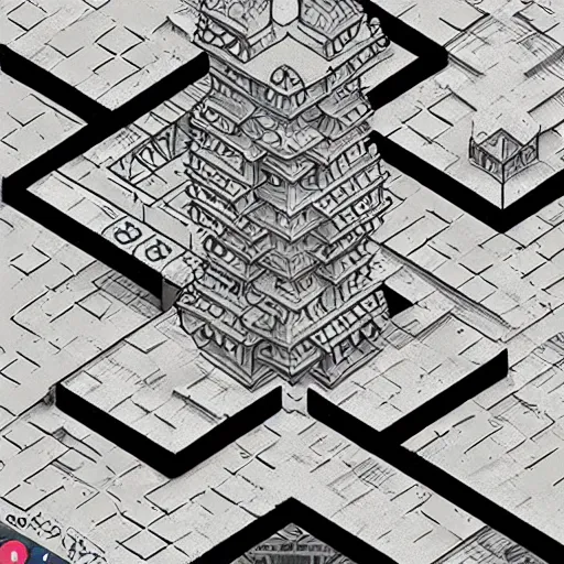 Image similar to creative app icon ,by studio ghibli ,by mc escher