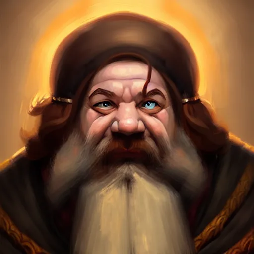 Image similar to portrait painting of a dwarven doctor, sharp focus, award - winning, trending on artstation, masterpiece, highly detailed, intricate, cartoon, anime. art by merwild and ernesto irawan and rachel denton