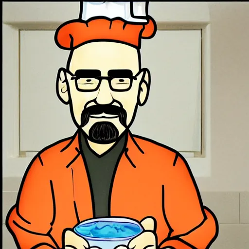 Image similar to walter white chef