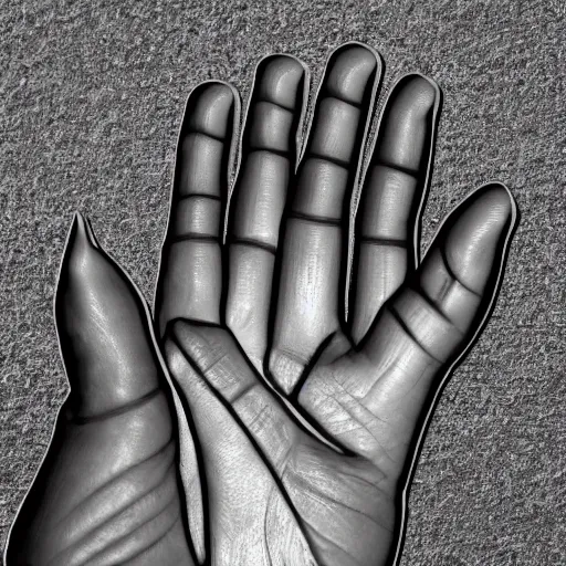 Image similar to a hand with 5 fingers