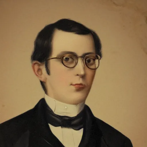 Prompt: 19th century portrait of Neil Cicierega