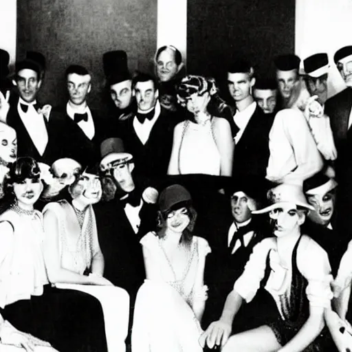 Prompt: a studio photo of Gatsby's greatest party