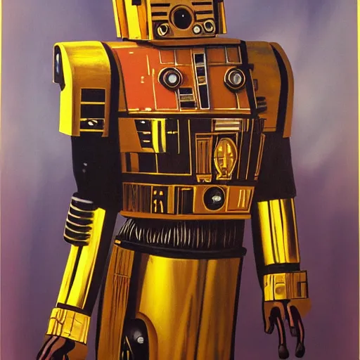 Image similar to painting of c - 3 p 0, 3 d