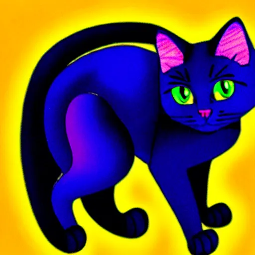 Image similar to a sapphire cat