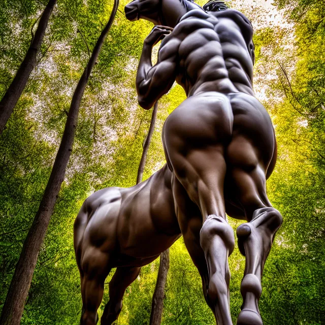 Image similar to centaur, highly detailed, 8 k, hdr, smooth, sharp focus, high resolution, award - winning photo