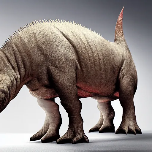 Image similar to Elon Musk as a rhinosaurus