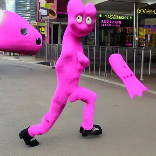 Image similar to pink guy express