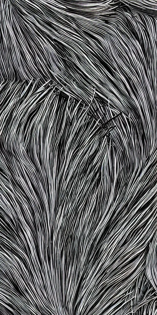 Image similar to abstract simple plant background texture black and white digital painting