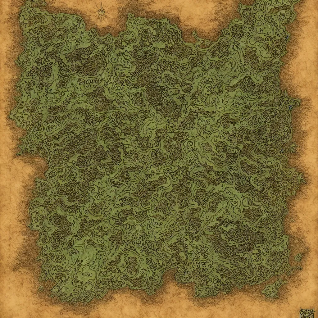 Image similar to detailed fantasy map, cartography, art by devon rue, swllsword maps, critical role, wotc, roll 2 0, dndbeyond, godsfall, fantasy, world, bright, sharp focus, smooth, sharpened