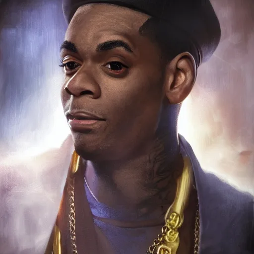 Image similar to souljah boy as bishop in the movie juice. film still, digital painting, extremely detailed, 4 k, intricate, brush strokes, mark arian, artgerm, bastien lecouffe - deharme