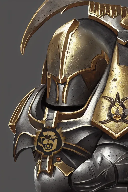 Image similar to armor portrait heros warhammer 4 0 k horus heresy fanart - the primarchs emperor by johannes helgeson animated with vfx concept artist & illustrator global illumination ray tracing hdr fanart arstation zbrush central hardmesh 8 k octane renderer comics stylized