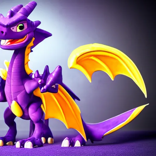 Prompt: Spyro the Dragon