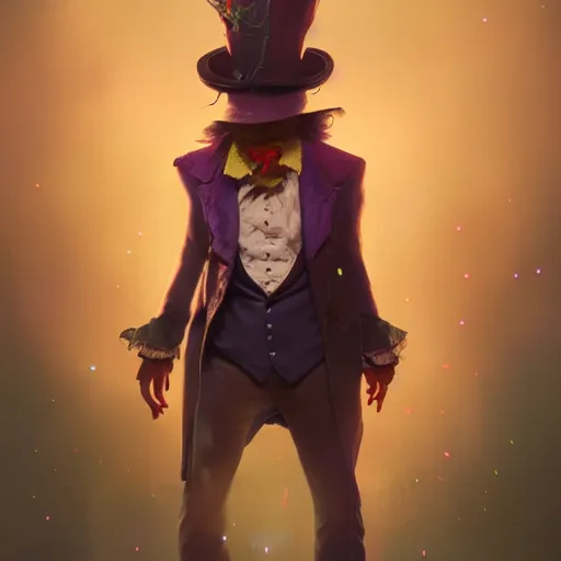 Prompt: The Mad Hatter, huggy wuggy from poppy playtime video game, fullbody, ultra high detailed, glowing lights, oil painting, Greg Rutkowski, Charlie Bowater, Beeple, unreal 5, DAZ, hyperrealistic, octane render, RPG portrait, dynamic lighting, fantasy art, beautiful face