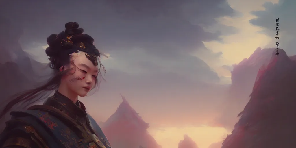Image similar to genshin impact, extremely detailed digital painting, in the style of fenghua zhong and ruan jia and jeremy lipking and peter mohrbacher, mystical colors, rim light, beautiful lighting, 8 k, stunning scene, raytracing, octane, trending on artstation