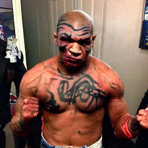 Image similar to zombie mike tyson