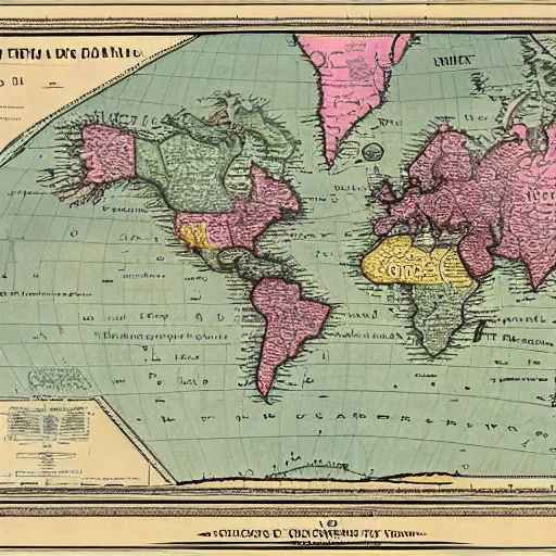 Prompt: https : / / images. app. goo. gl / khqaabttbw 1 ymaj 6 6, in style of 1 9 th century map, high accuracy, based on geographical map,