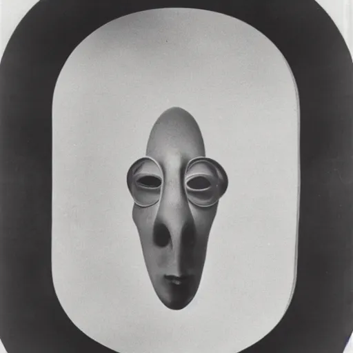 Image similar to The ‘Naive Oculus’ by Jean Cocteau, auction catalogue photo, private collection, on loan from the estate of Man Ray