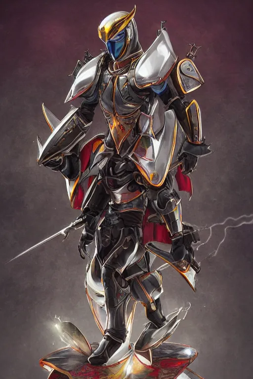 Image similar to helmet armor guardian destiny in witch queen illumination ray tracing hdr fanart arstation by sung choi robot ninja mask and eric pfeiffer and gabriel garza and casper konefal