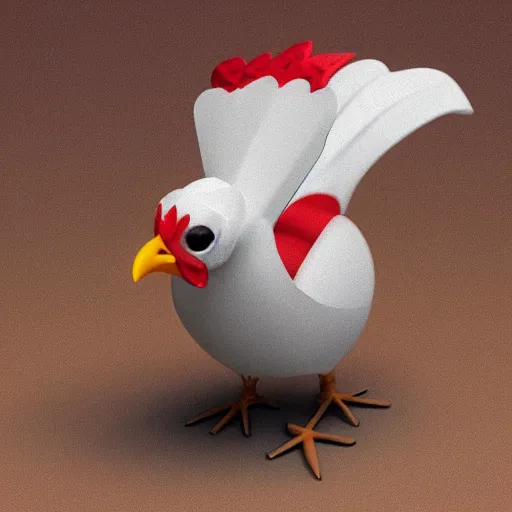 Image similar to a high quality photo of a chicken wearing a suit, 8k, artstation