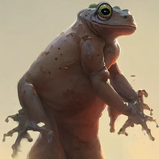 Image similar to 🐸digital Art, Greg rutkowski, Trending artstation, cinematic