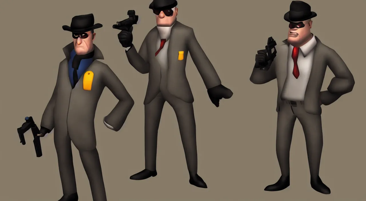 Prompt: spy from team fortress