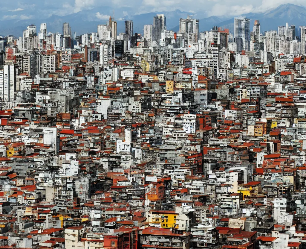 Prompt: latin american cityscape