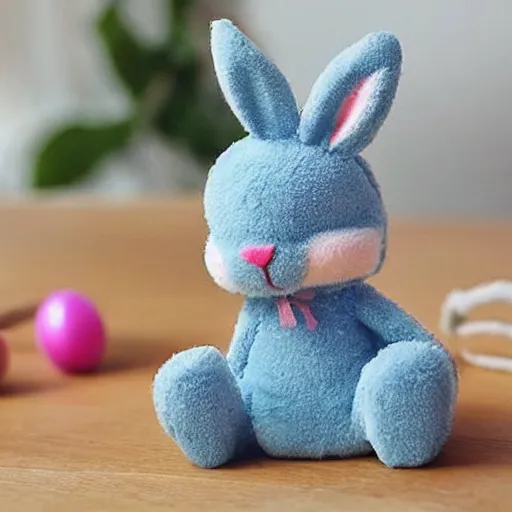 Image similar to a toy that look like a cute bunny