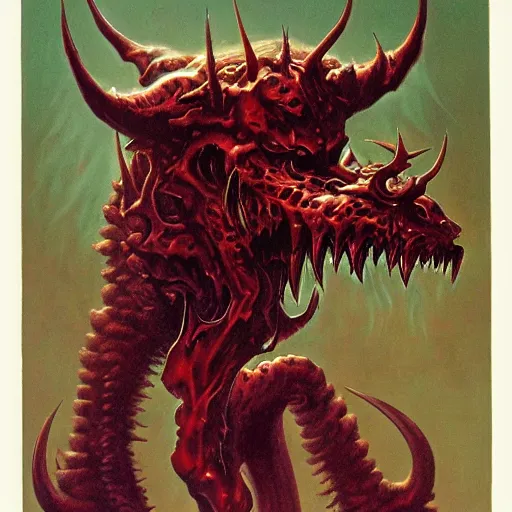Prompt: demon from hell by les edwards