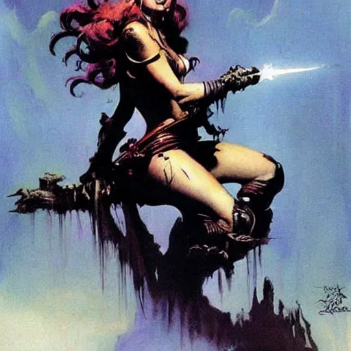 Image similar to princess by Frank Frazetta,fantasy artwork,bold,beautiful,striking,high quality!!!!!,masterpiece!!!!