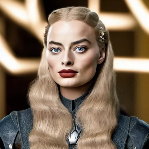 Image similar to Margot Robbie as Sansa Stark