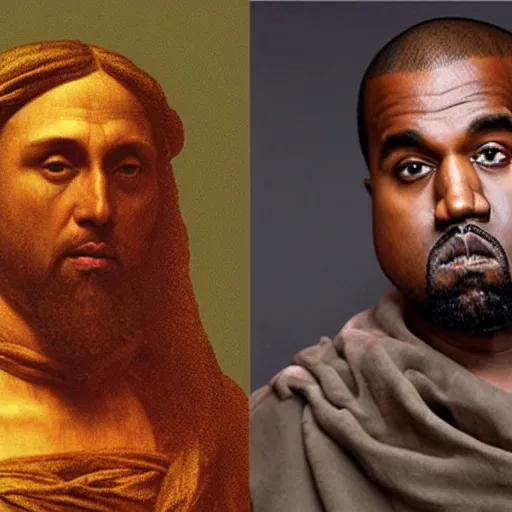 Prompt: kanye west as leonardo da vinci, renaissance