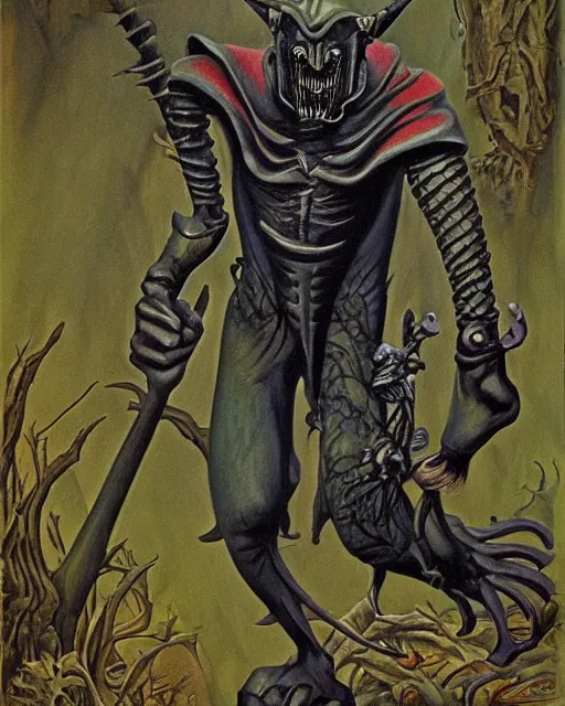 Prompt: male, dark jester by roger dean!!, by hr giger, hd, 8 k, highly detailed, sharpness!!