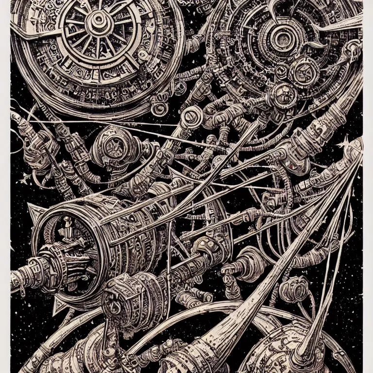 Image similar to ancient alchemist steampunk wizards laboratory, high details, intricately detailed, by vincent di fate, inking, 3 color screen print, masterpiece, trending on artstation, etching, sharp, details, hyper - detailed, hd, 4 k, 8 k