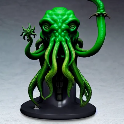 Image similar to a cthulhu figma figurine, product shot